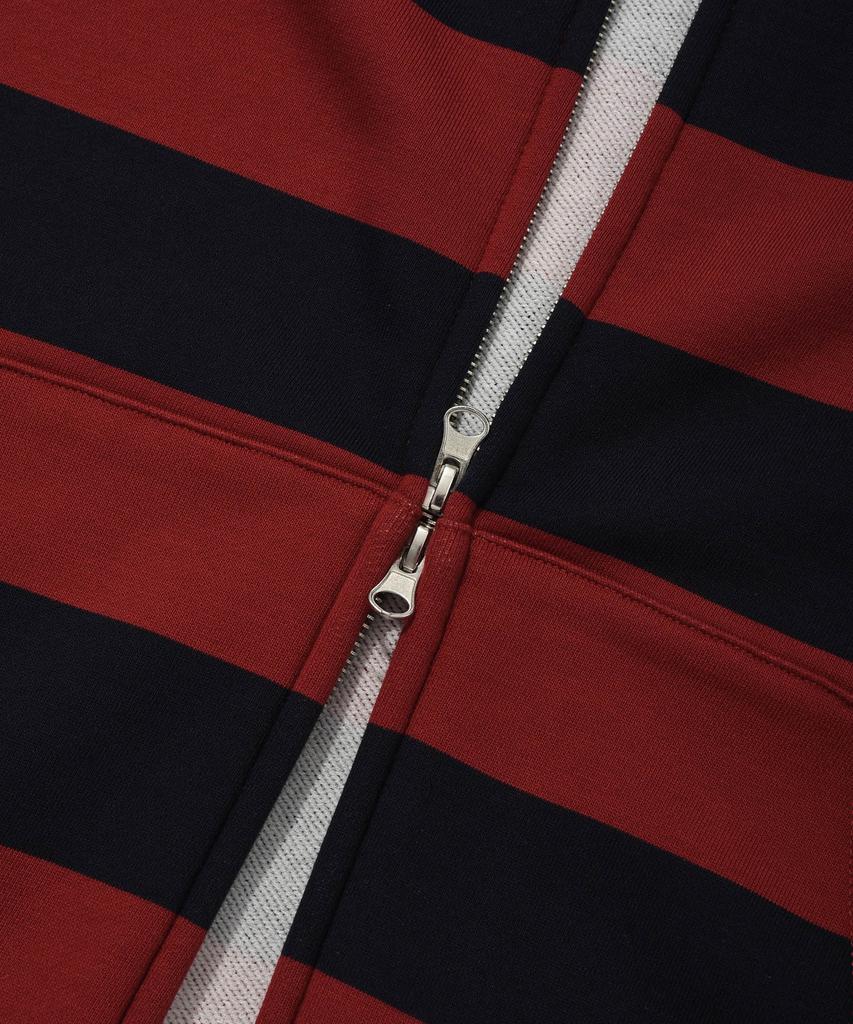 Retriever Club Bold Stripe Hood Zip Up [Red]