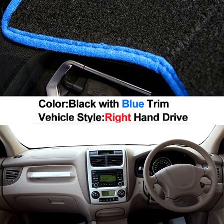 Car Dashboard Cover Dash Mat Carpet For Kia Sportage 2nd Gen JE KM 2004 – 2010 LHD RHD Auto Dashmat 2005 2006 2007 2008 2009