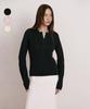 WNDERKAMMER Opened Collar Knit Top_3 Colors