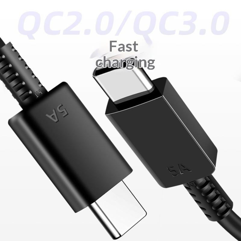 Usb Type C Cable 5A Pd Fast Charging Cable For Phone Type C Charge Cable