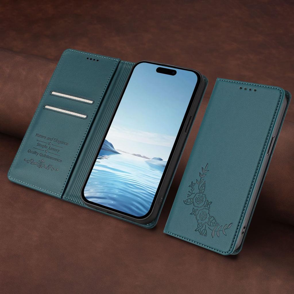 Brieftaschen-Flip-Case für Samsung Galaxy A57 A37 A26 A36 A56 A55 A35 A25 A24 A34 A54 A33 A53 A73 4G 5G RFID-Blockierend Magnetischer Verschluss Abdeckung