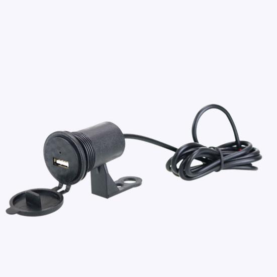 Motocyklová nabíječka s jedním USB portem Vodotěsný PC rychlonabíjecí adaptér