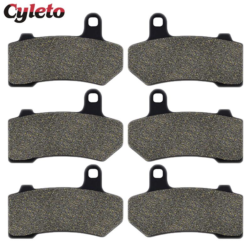 Motorcycle Front or Rear Brake Pads for Harley FLTRX FLTRXS Road Street Glide FLHX FLHXS FLHXSE FLHTCUTG Tri Ultra FLTRU FLHXXX