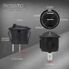 NEW High Quality 12V 24V Circular Switch Mini 20MM ON/OFF Switch 2 Pin Toggle Switch Round Rocker Switch RVs
