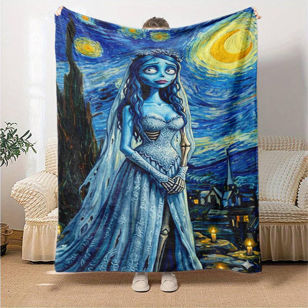 Leiche der Braut Druck Flanell Decke Hohe Qualität Warm Bequem Überwurf für Alle Jahreszeiten Perfekt für Geschenke Heimdeko