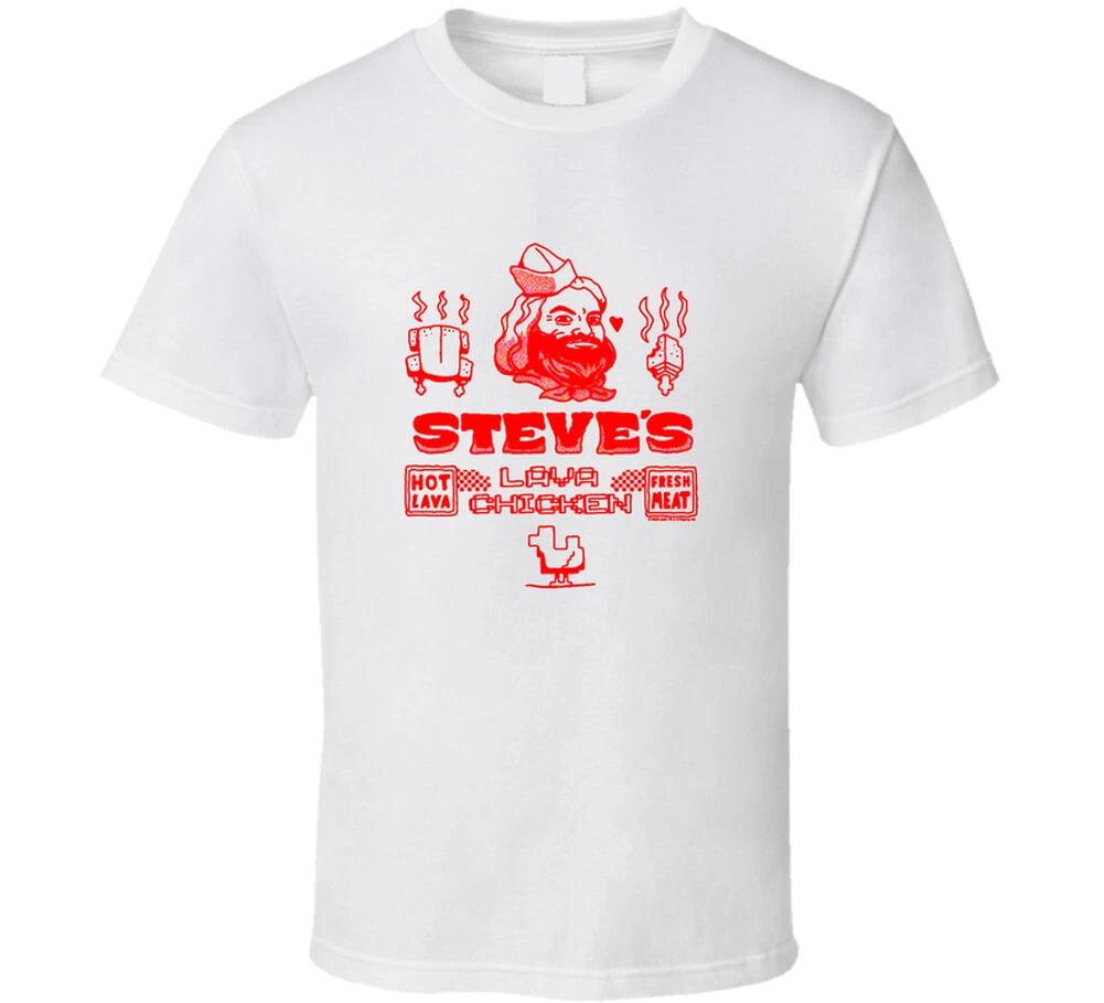 Steve s Hot Lava Chicken Premium T shirt Minecraftchickenjockey funny gift L
