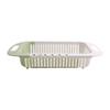 Good-Telescoping Kitchen Washing Vegetable Fruits Plastic Draining Basket Dish Rack Washing Vegetables Sink Strainer