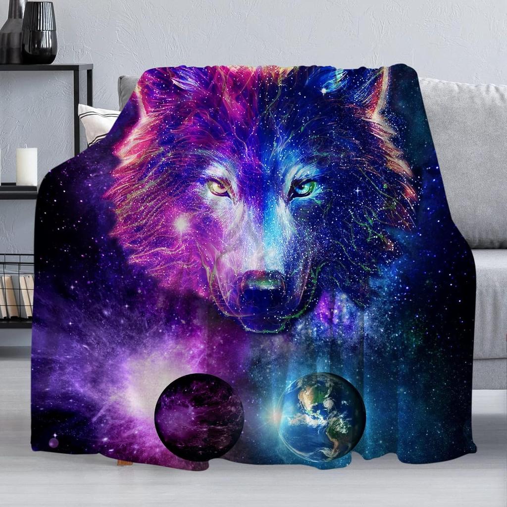 Reunbmq Super Soft Flannel Fleece Throw Blanket Lightweight Sherpa Blankets for CouchBedDorm Retro Skulls