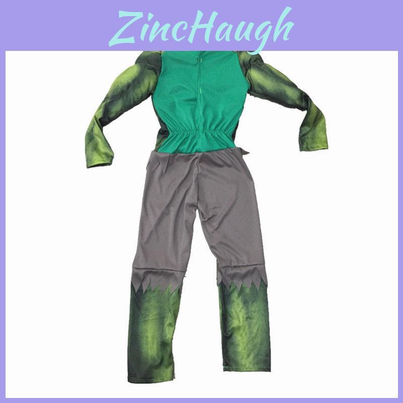 Hulk The Avengers Muscle Mask Costume Boys Cosplay Kids Carnival Clothes Fantasy