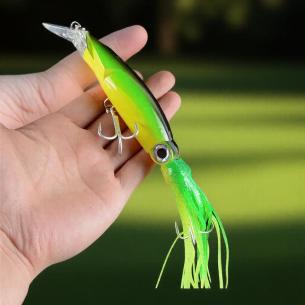 Glow In the Dark Squid Fishing Lure Large Octopus Imitation Bait for Sea Fishing Grouper Fake Lure Accessories
