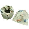 New Plush Children Hat Scarf Set Baby Girls Head Cover Autumn Warm Child Neck Collar Kids Beanies Sets Cotton Baby Hat Scarf
