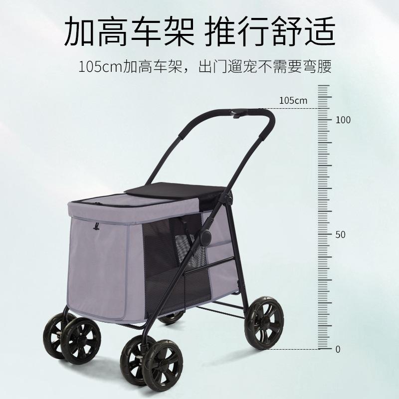 Pet Strollers Extra large dog outdoor pet stroller universal large dog pet cat stroller foldable
