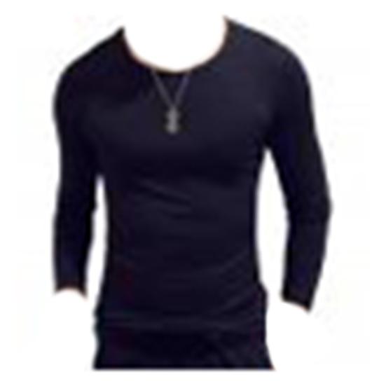 Lässiges T-Shirt mit O-Ausschnitt, langen Ärmeln und schlankem Schnitt, Sportoberteil für Outdoor