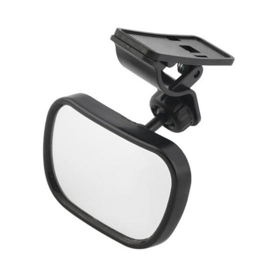 

Універсальне регульоване автомобільне дзеркало огляду на задньому сидінні, безпека дітей із затискачем чорний