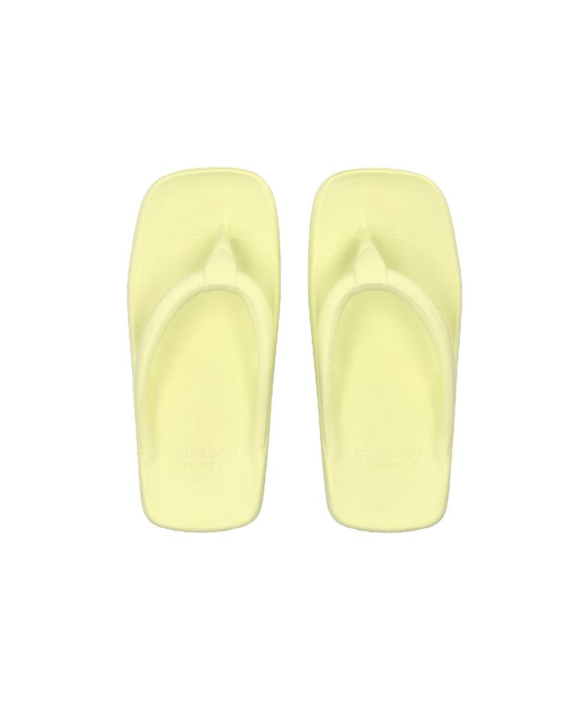 Muleboy Square Jet Flip-Flops Wax Yellow