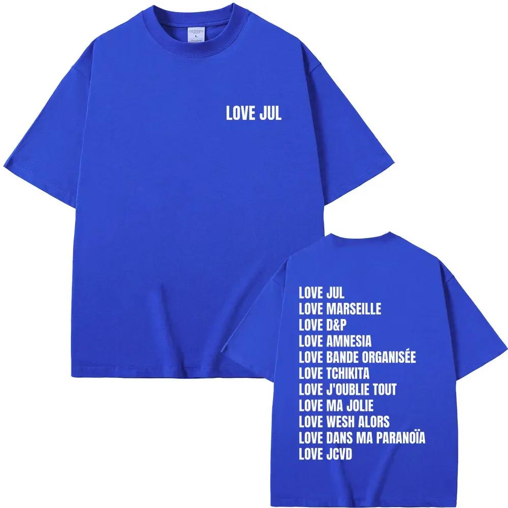 Love Jul 2025 Merch Tshirts Unisex Wounisex Fashion Rap Pop Music Short Sleeve Tshirt Unisexs Hip Hop Oversized T Streetwear Black