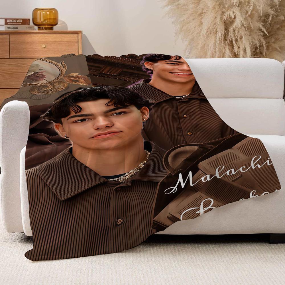 American actor Malachi Barton Blanket For Sofa Office Bed Plane Travel Sleep Read Relax Camping Soft And Warm