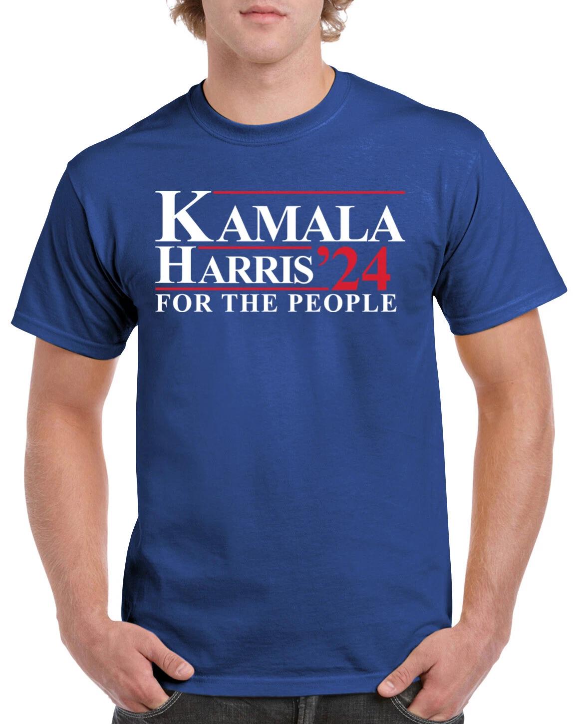 Kamala Harris 2024 T-Shirt For the People President Campaign Election Vote GKH03 L