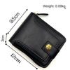 Vintage Men's Wallet Hasp Zipper Clutch Storage Bag Portable Card Bag  Outgoing