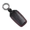 Genuine Leather Car Remote Key Fob Case Cover For Volkswagen Touareg     Fob Key Car-Styling