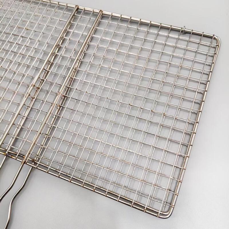 SMVP Stainless Steel Camping Fish Grill Basket