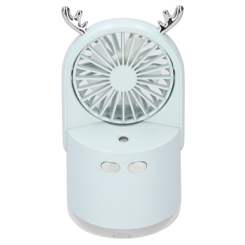 Ventilador de Água com Spray e Função de Vento Natural Simulada Ajuste Multi-Velocidade Portátil de Mão Umidificação de Longa Duração Para o Verão
