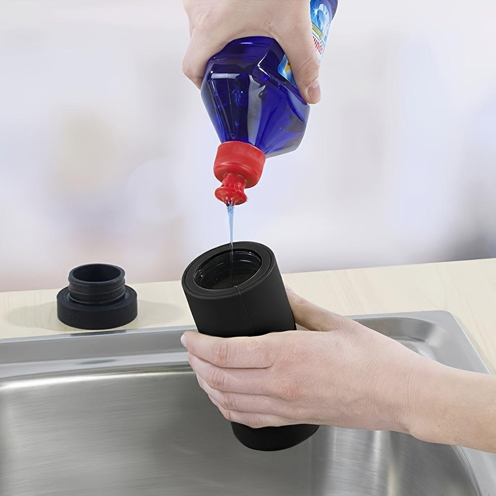 1ks 240ml Silikonový Dávkovač Mýdla do Dřezu, Kuchyňské Mytí, Stlačitelná Lahvička pro Podbalení, Lahvička na Ruce, Pleťové Mléko, Koupelnové Doplňky