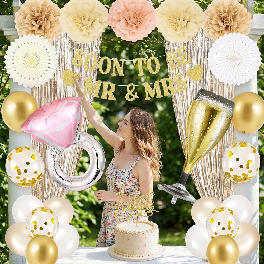 21-Piece Set Engagement Party Decorations Bridal Shower Decorations  Engagement Party