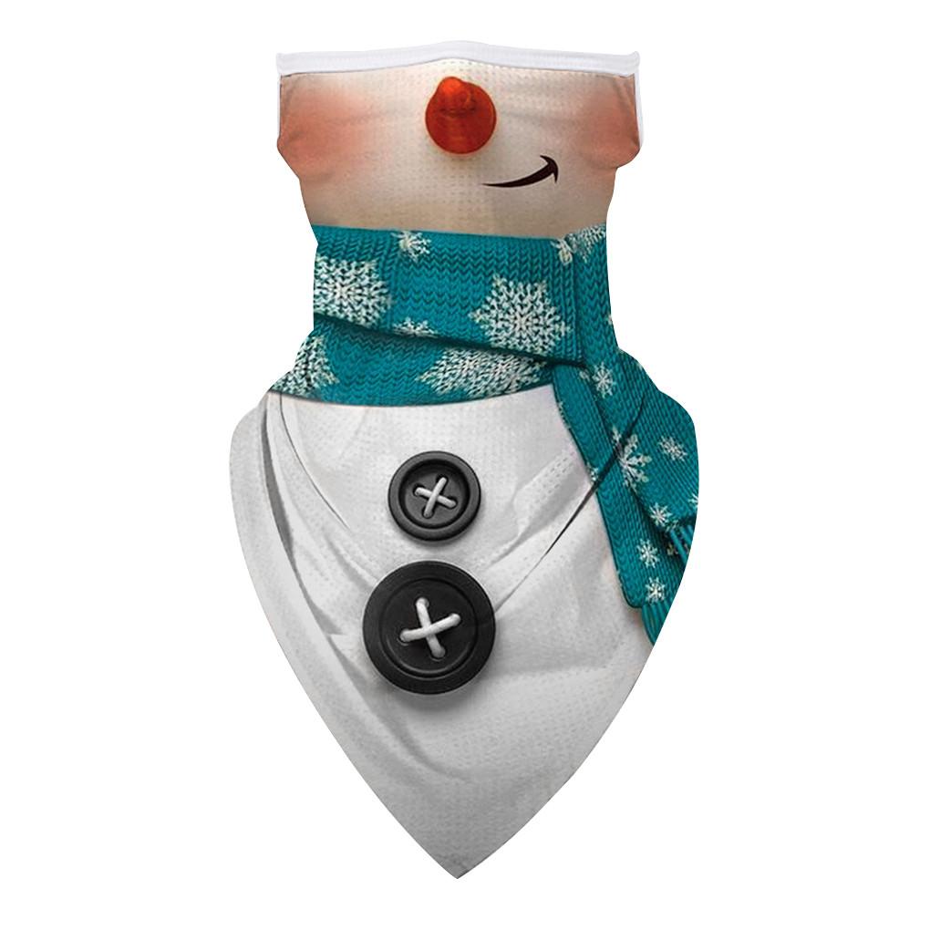 

Christmas Half Face Mask Unsex Balaclava Bandana Neck Gaiter Tube Scarf Headwear bxhe153
