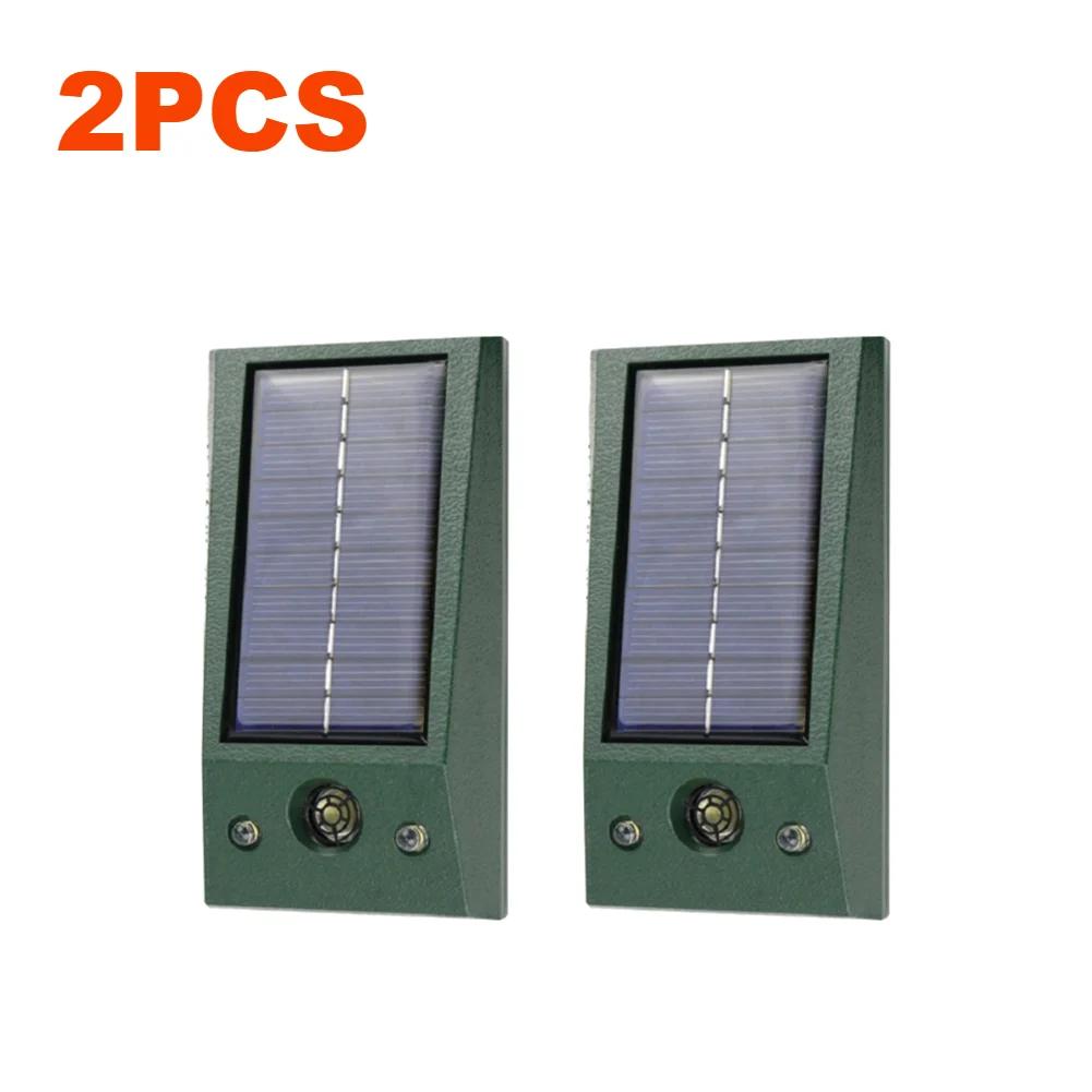 6-1 ADET Güneş Enerjili Ultrasonik Hayvan Kovucu Çok Fonksiyonlu Su Geçirmez Ultrasonik Kuş Korkutucular Caydırıcı Sıçan Köpek Tilki Haşere