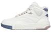 Women's Sneakers Flame Abrasion Resistant High Top Skateboard Shoes Women's White Gray