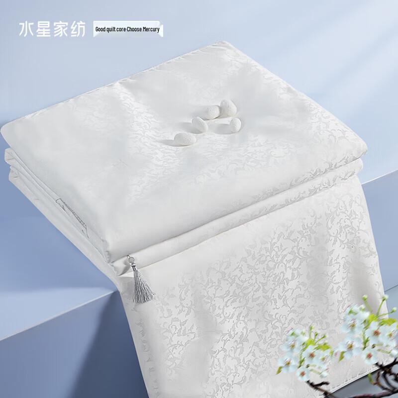 Mercury Home Textiles 100% Waschbare Ganzjahres Tussah-Seide Steppdecke