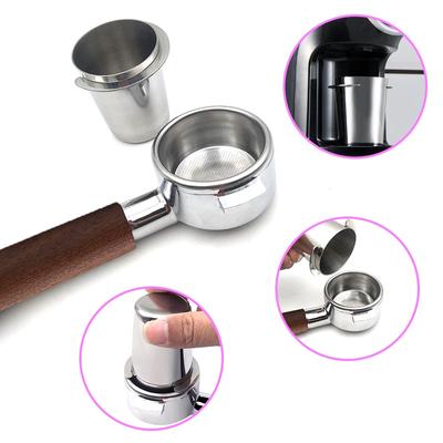 Espresso Kahve Dozaj Fincan Ticari Kullanım Kahve Makinesi Öğütücü Toz Alıcı Paslanmaz Çelik Kahve Tozu Fincan