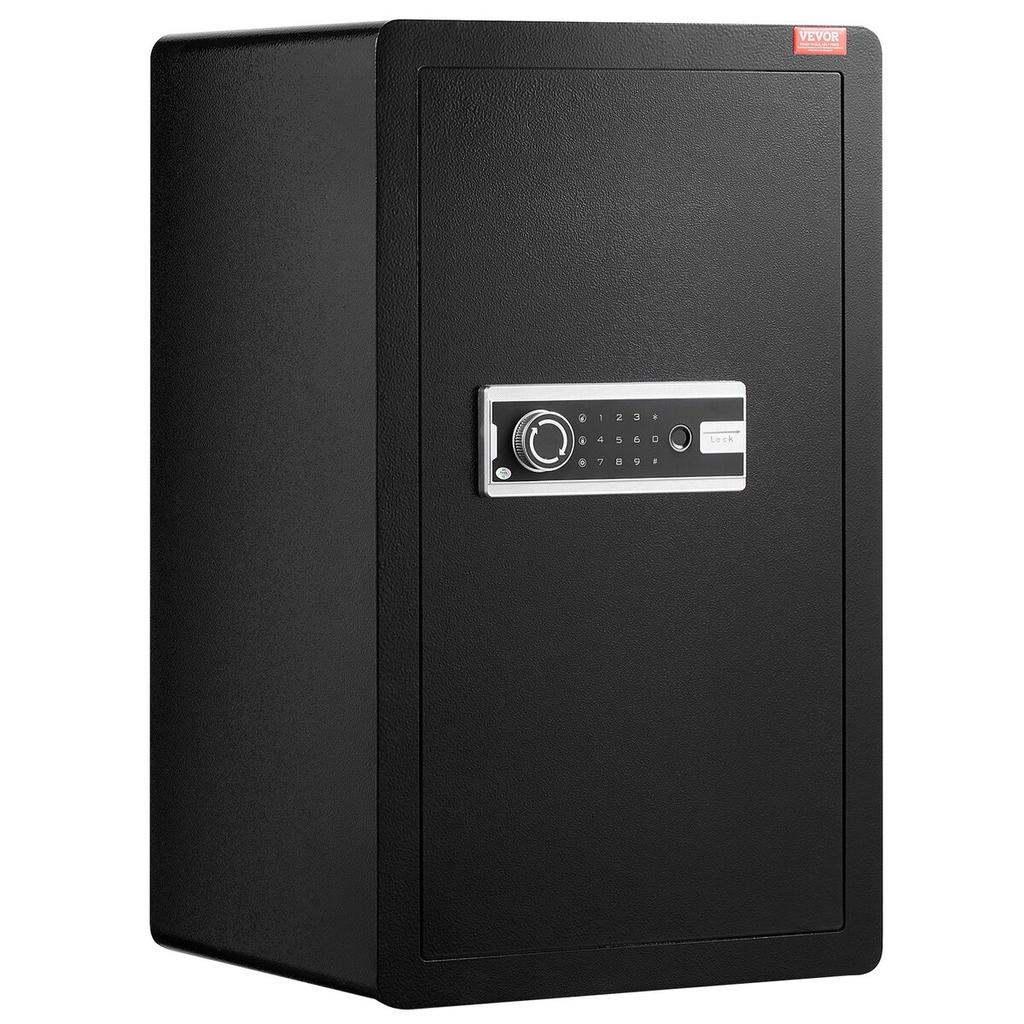 Einzeltür 3,5 cu.ft Tresor mit Schlüsselschloss, Passwort & Fingerabdruck Schwarz