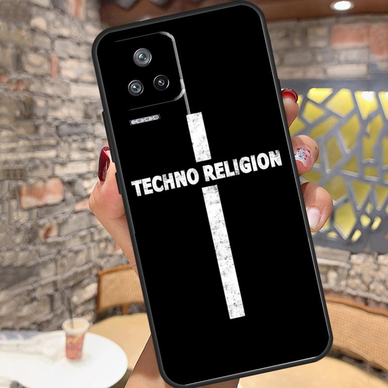Techno Music Case For Xiaomi 14T Pro 13T 11T 12T 13 14 15 Ultra POCO X6 X7 Pro X3 X5 M6 F5 F6 Pro Cover