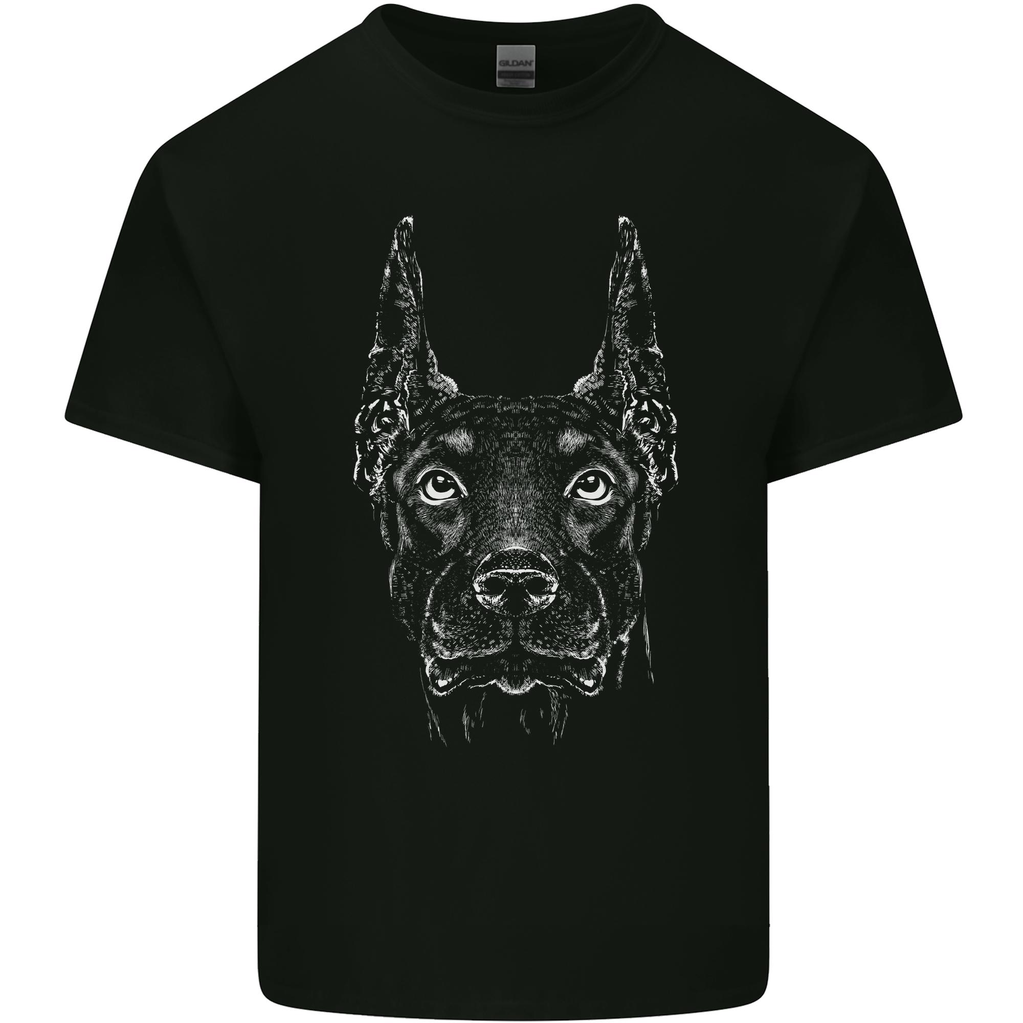 A DoberUnisex Dog Unisexs Light Cotton TShirt S