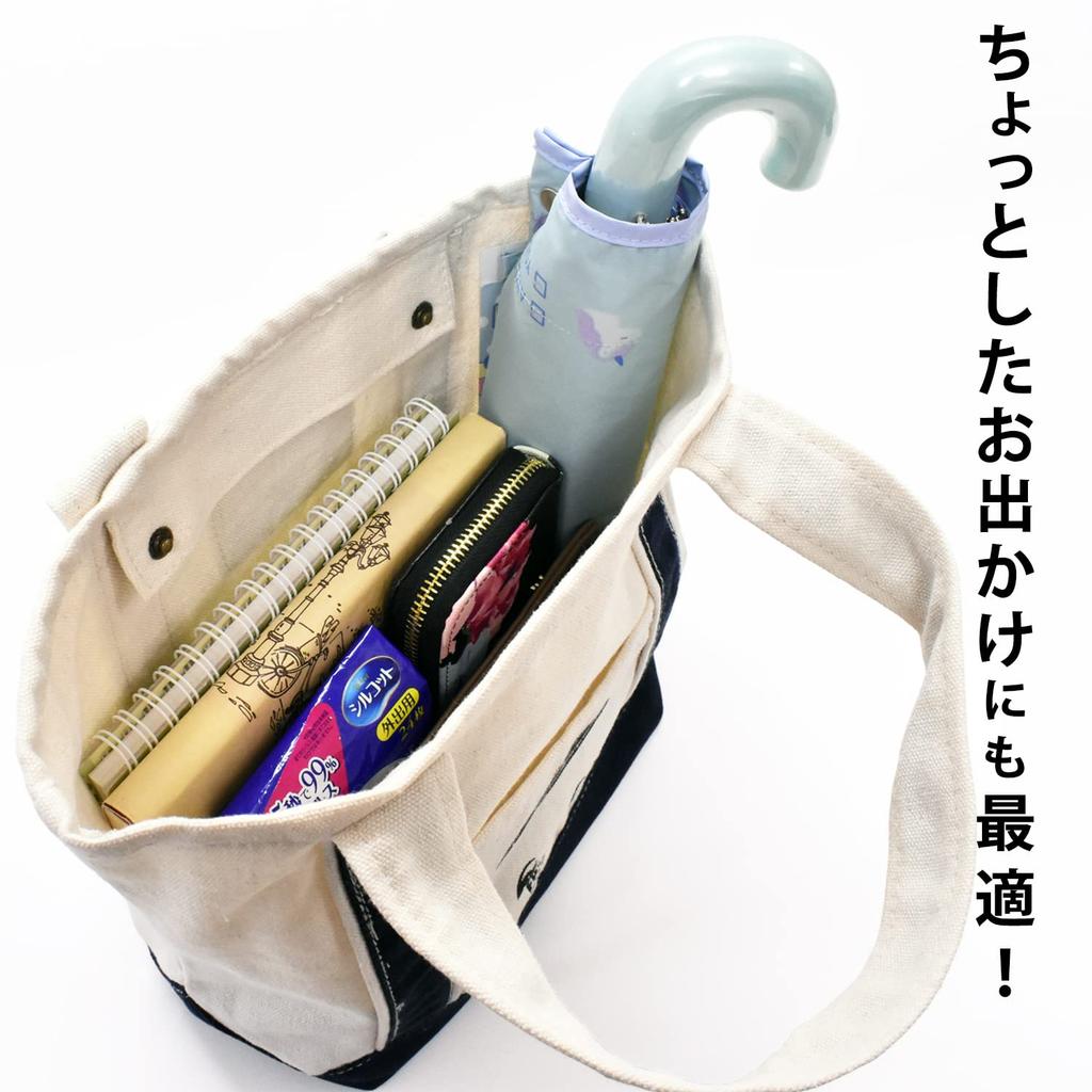 Old Resta Stationery Girls Expo Canvas Retro Tote Bag Mini Tote Kokuyo KOKUYO2