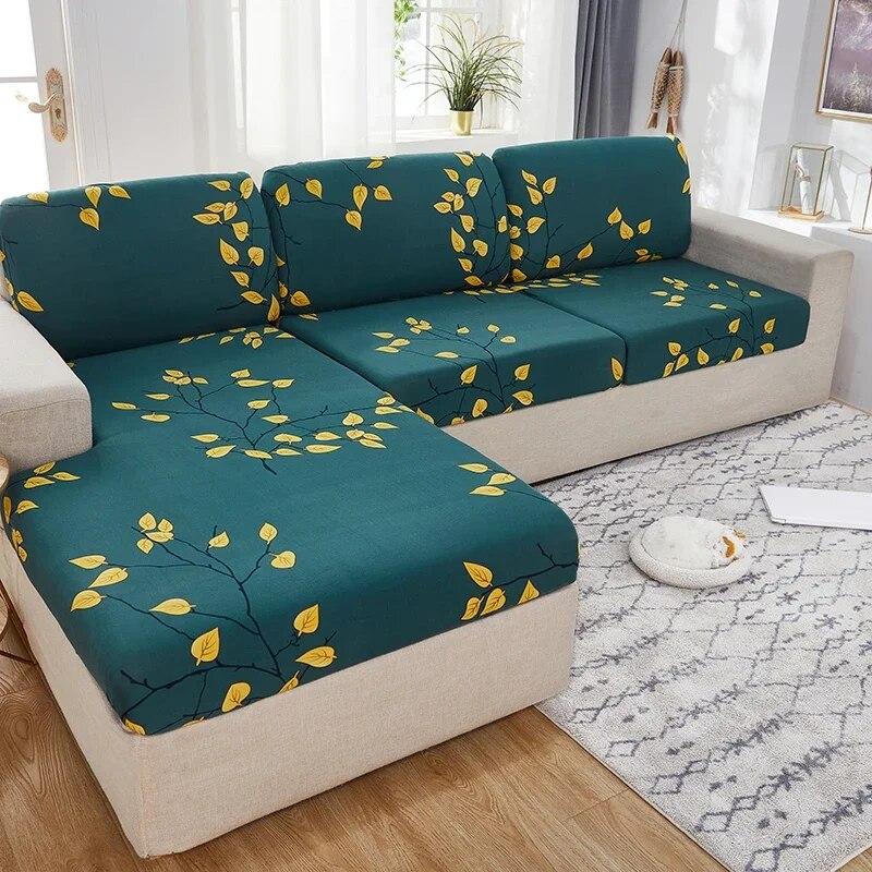 1PC Elastic Seat Cushion Cover Chair Cover Stretch Sofa Cover For Living Room Sofa Slipcover Protector Washable Removable