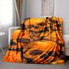 1pc Skull Horror Lightweight Flannel Blanket, Comfortable and Warm Blanket, for Office and Camping Sofa Bed, Livingroom164
