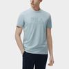 Fila White Special Series Letter Logo Print Round Neck Sports Casual Simple Short Sleeve T-Shirt Men Tops Light-Sky-Blue F11M317101F-LB