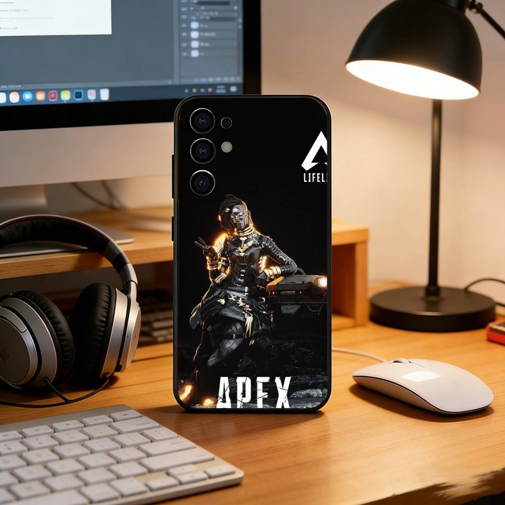 Apex Legends Phone Case For Samsung S25,S24,S21,S22,S23,S30,Ultra,S20,Plus,Fe,Soft Silicone Black Cover