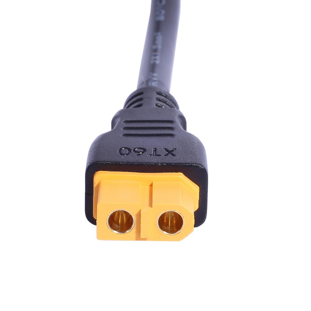 DC5.5x2.1mm/DC5.5x2.5mm Connectors Cable 30cm with XT60 Female End for Solar Panel and Remote Control Toy Power Supply