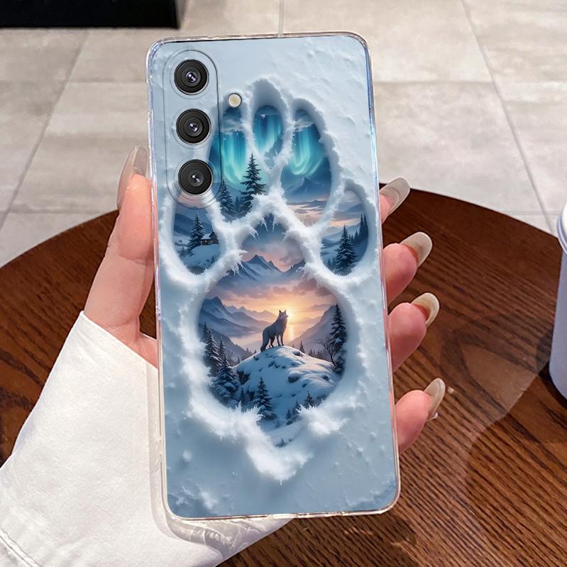 Phone Case For Samsung Galaxy S24 Plus S 24 Ultra 5G Luxury Cute Love Rabbit Funny Clear Silicone Protective Soft TPU Back Cover