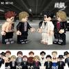 M8145 Hei Ba Gang Building Block Figurine Small Particle Assembly Doll Educational Toy Set