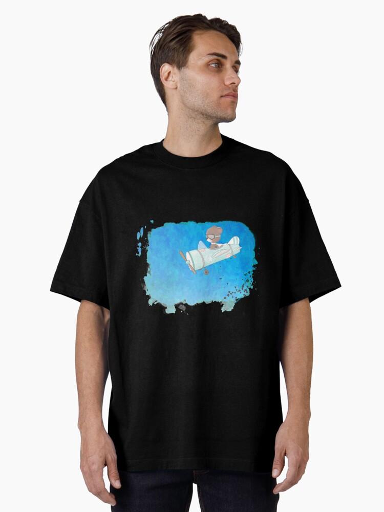 The Wind Rises Flying High Oversized Unisex T-Shirt