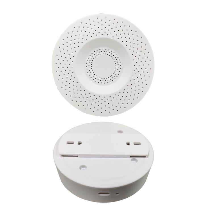 Ceiling-Mounted Multi-Sensor Housing: Smoke, Humidity, Temperature, Dust, CO2 Sensors.