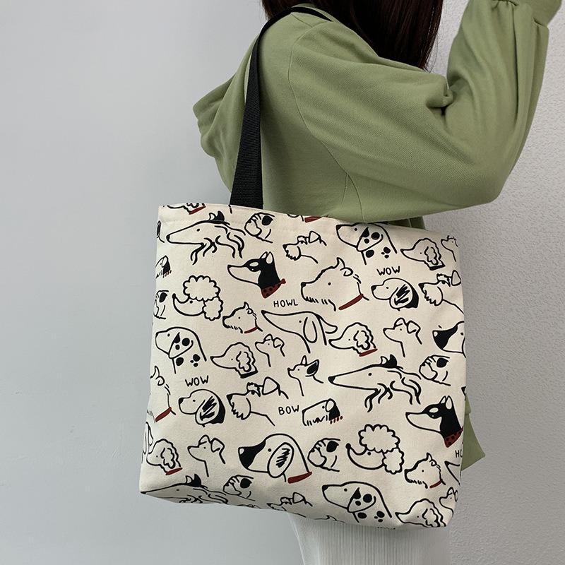 Canvas Bag Women Outing Travel Large Capacity Handbag Bags