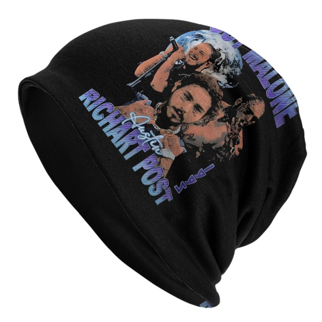 Custom Posts Malones American Popular Rapper Beanies Caps Unisex Women Unisex Outdoor Winter Warm Knitting Hat Adult Bonnet Hats