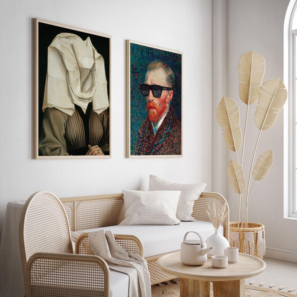Zestaw dwóch plakatów van gogh