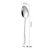 1010 Stainless Steel Dessert Spoon - Thick, Round, Mirror-Finish 304 Stainless Steel Tableware